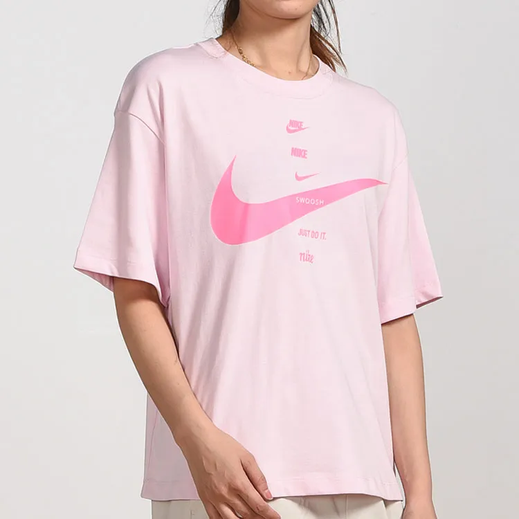 Nike Set in Sleeve T Shirt Women's Foam Pink-2