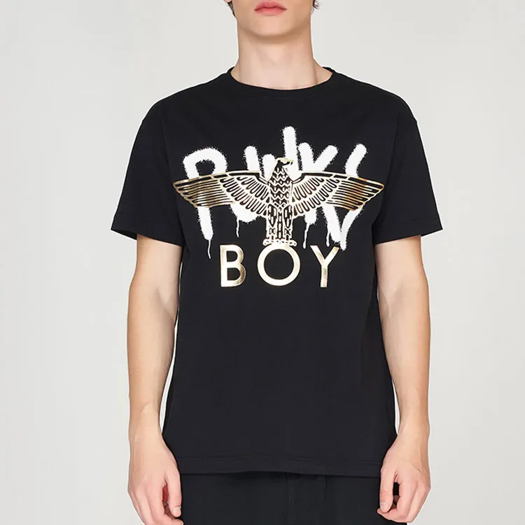 Boy London Straight T Shirt Unisex Black-3