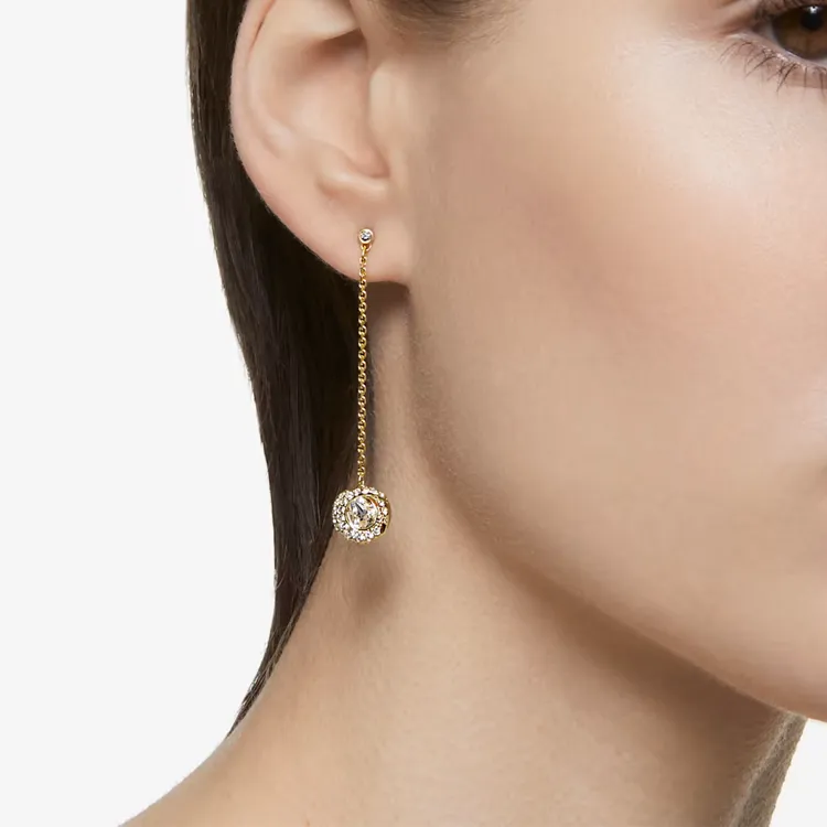 Swarovski Generation Earrings Women's Gold-2
