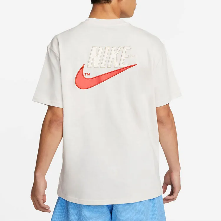 Nike Sportswear T Shirt Men's Phantom Gray White-2
