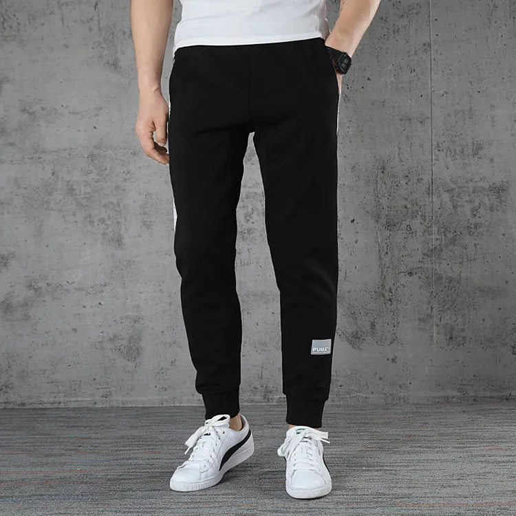 PUMA Avenir Knitted Sweatpants Men's Black-2