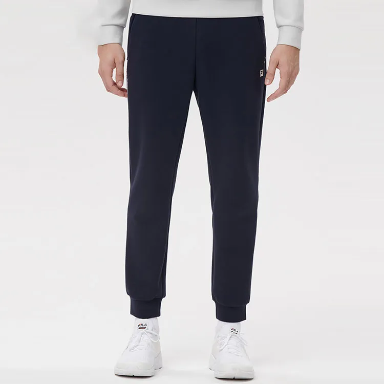 FILA Knitted Sweatpants Men Royal Blue-2