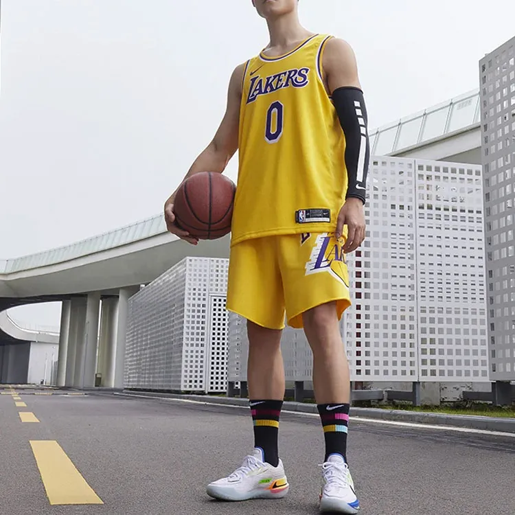 Nike Basketball Jerseys Men's Yellow-2
