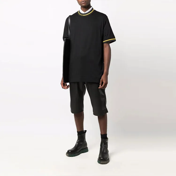 FENDI T Shirts Men Black-3