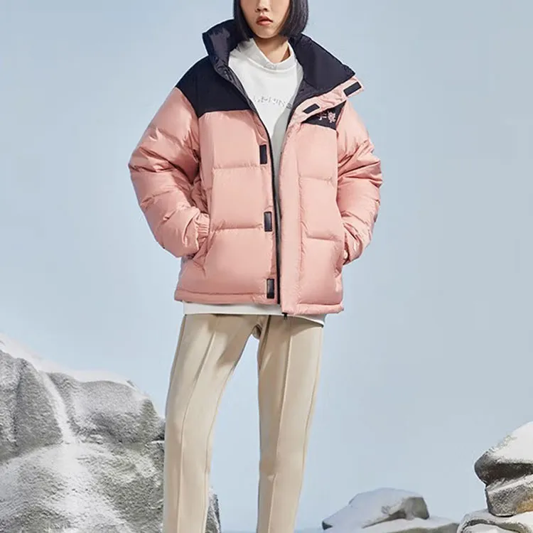 LiNing Sports Fashion Collection Down Jacket Unisex Misty Rose Pink-2