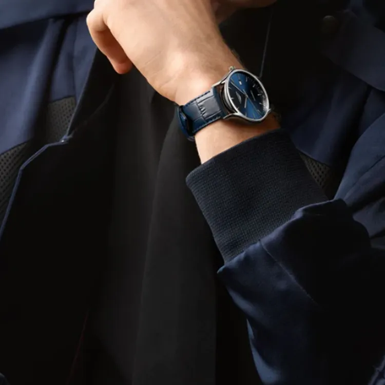 LONGINES Lvya Collection Automatic Mechanical Movement Men's Watch Blue Dial L4.961.4.92.2-3