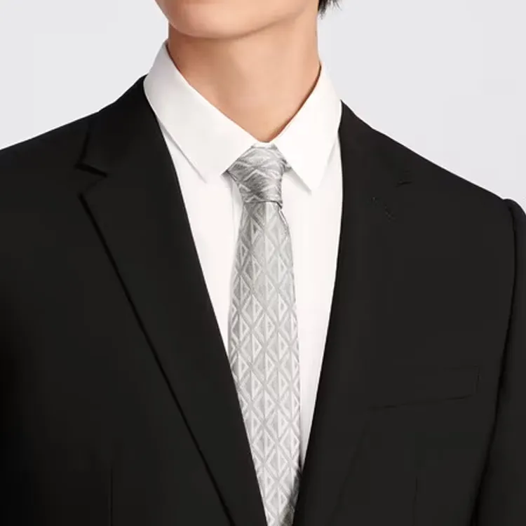 DIOR CD Diamond Ties Men Gray-1