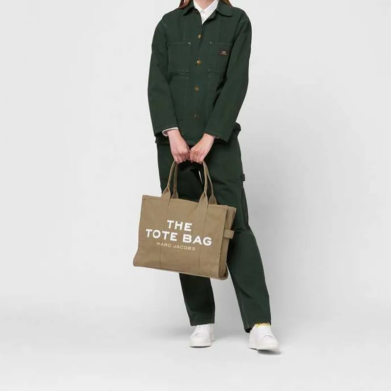 MARC JACOBS The Large Tote Slate Green-4