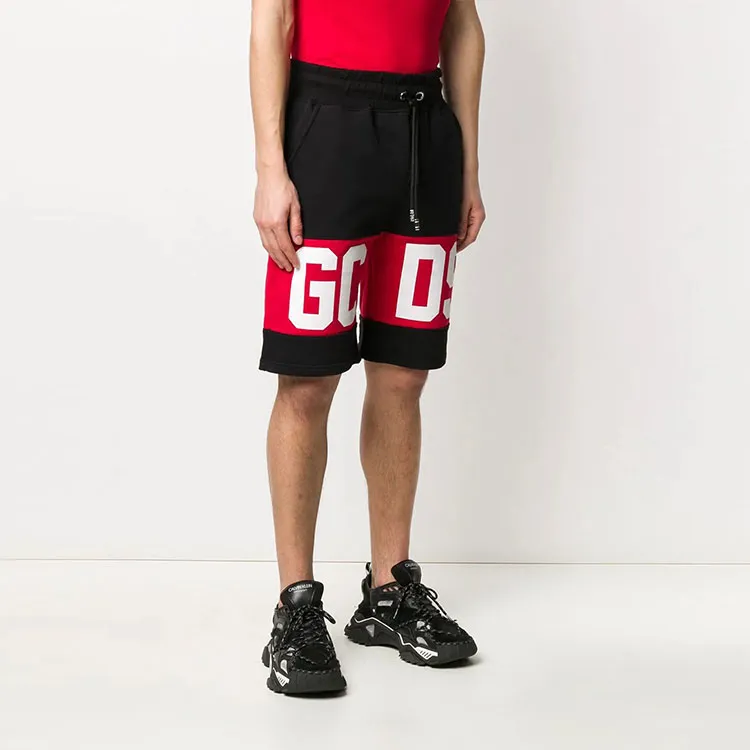 GCDS Casual Shorts Unisex Black-2