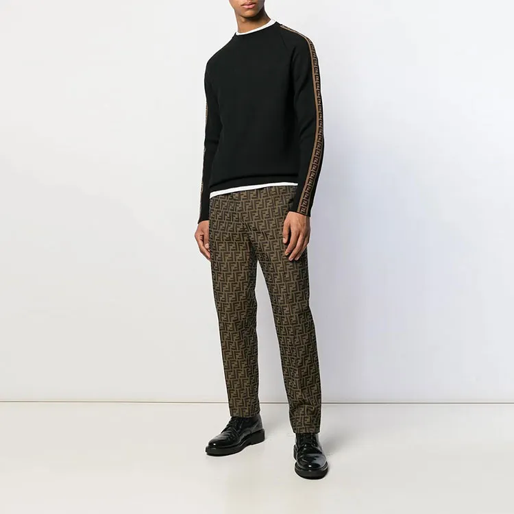FENDI Knitwear Men's Black Brown-2