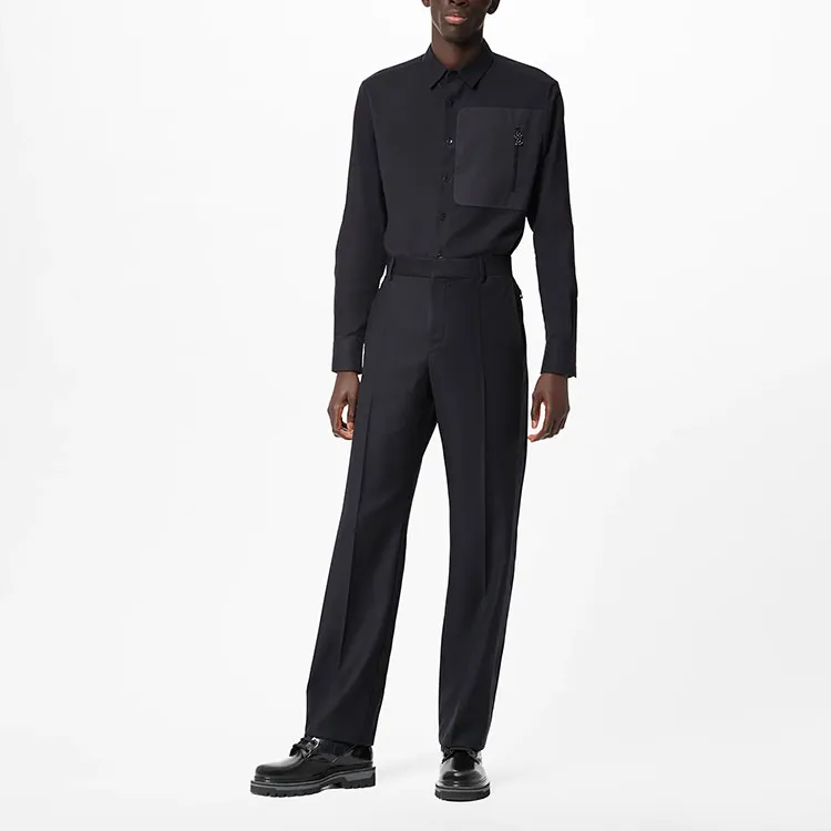LOUIS VUITTON Shirt Men's Black-2