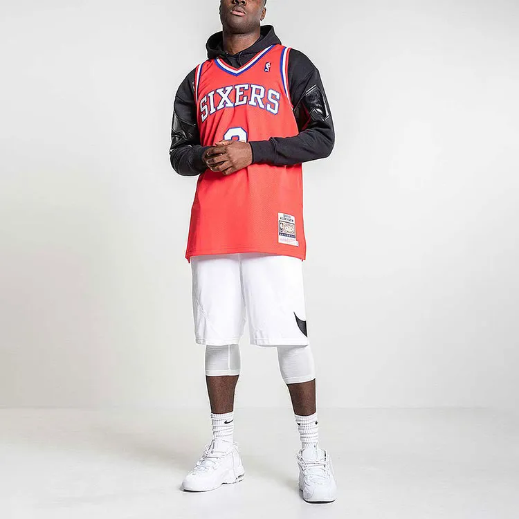 Mitchell Ness Authentic 76ERS 02 03 Allen Iverson 'Victory ' Jersey-4