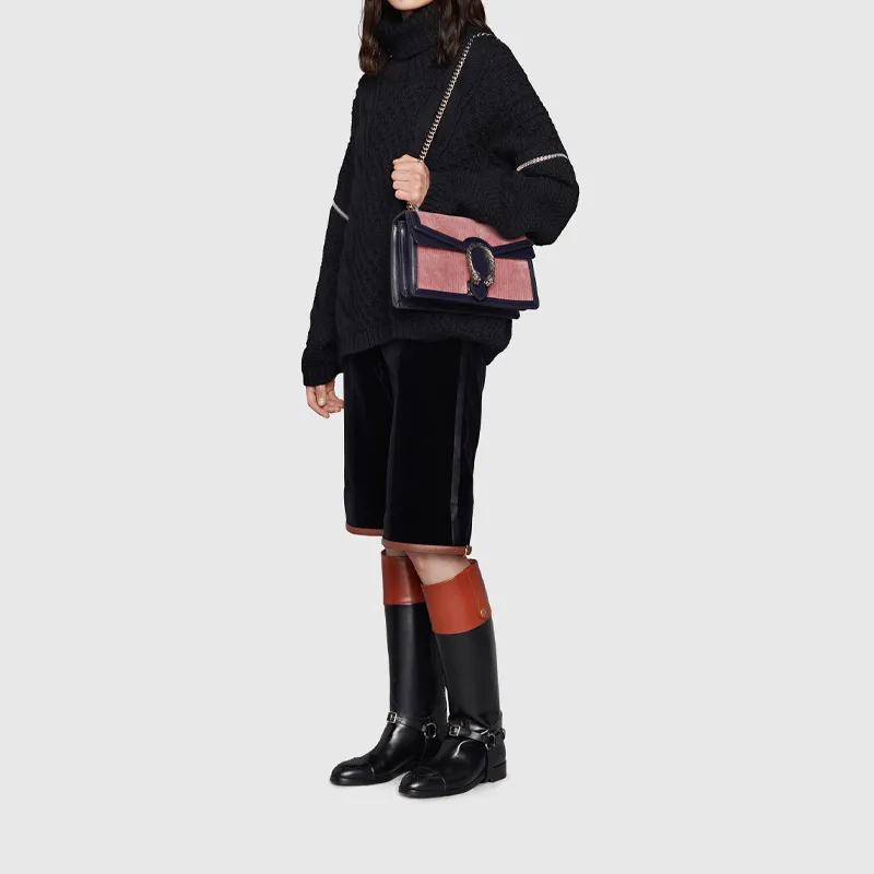 GUCCI Dionysus Corduroy Crossbody Bag, Shoulder Bag Women's-8