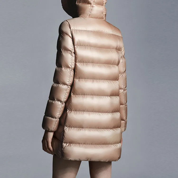 Moncler Suyen Series Down Jackets Women's Pink-3