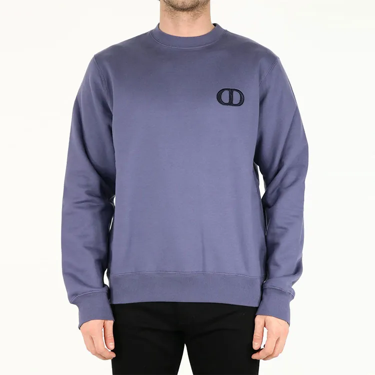 DIOR Quarterly New Products Sweatshirts Men Purple-3
