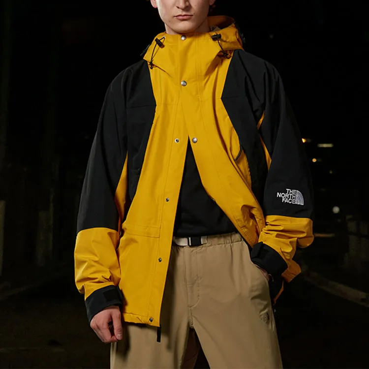 THE NORTH FACE Icon Windbreaker Jackets Unisex Black Yellow Multicolor-3