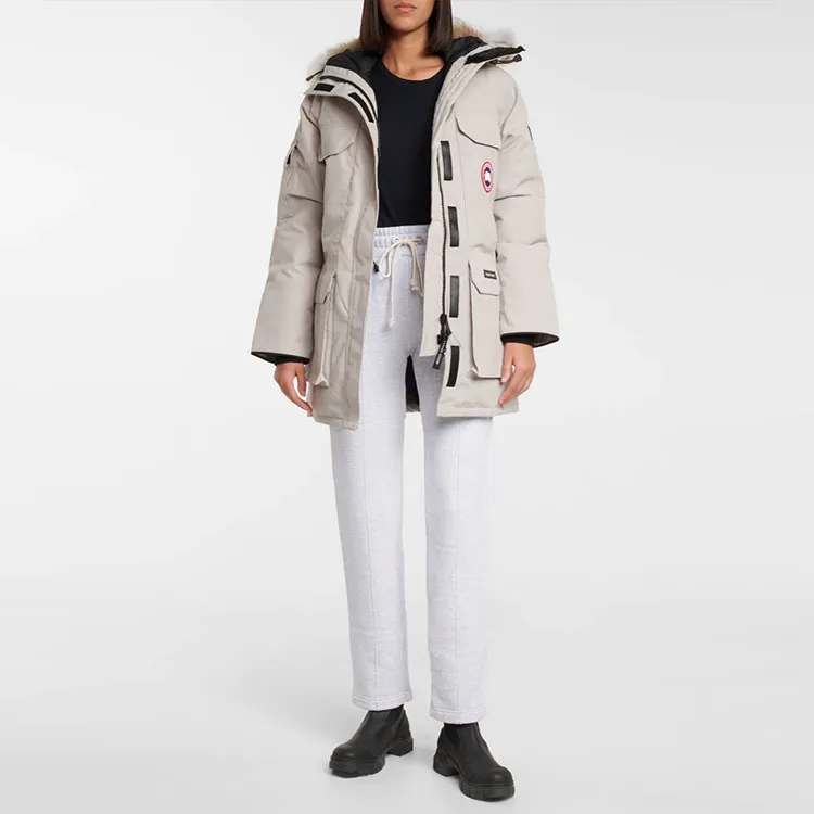 Canada Goose Down Jacket Winter Women's Lime Gray-1