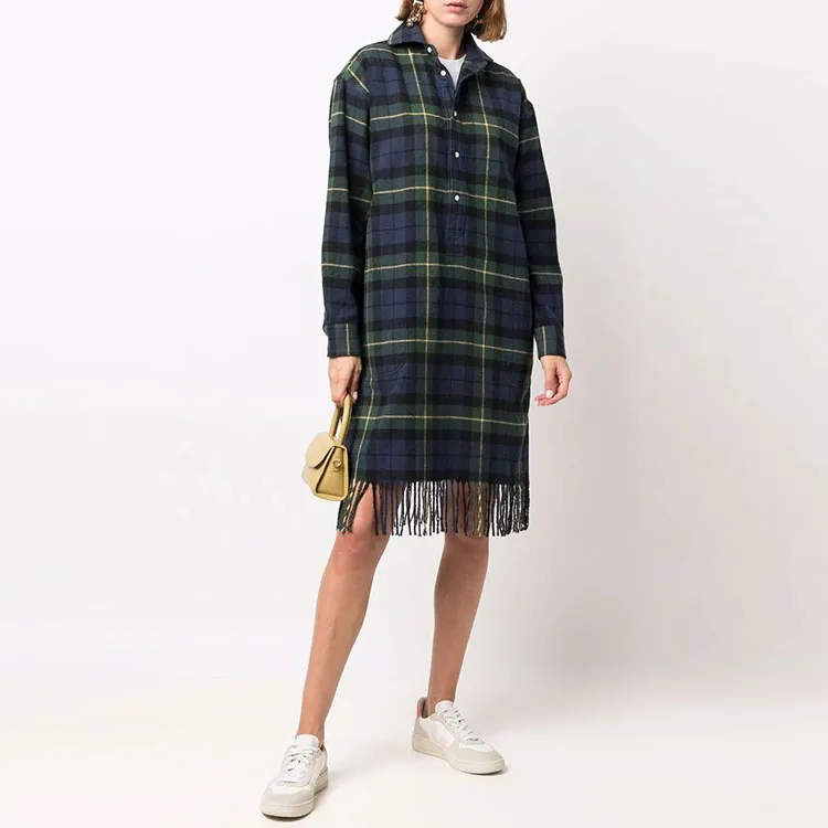 Polo Ralph Lauren Long-Sleeved Dresses Women's Green-1