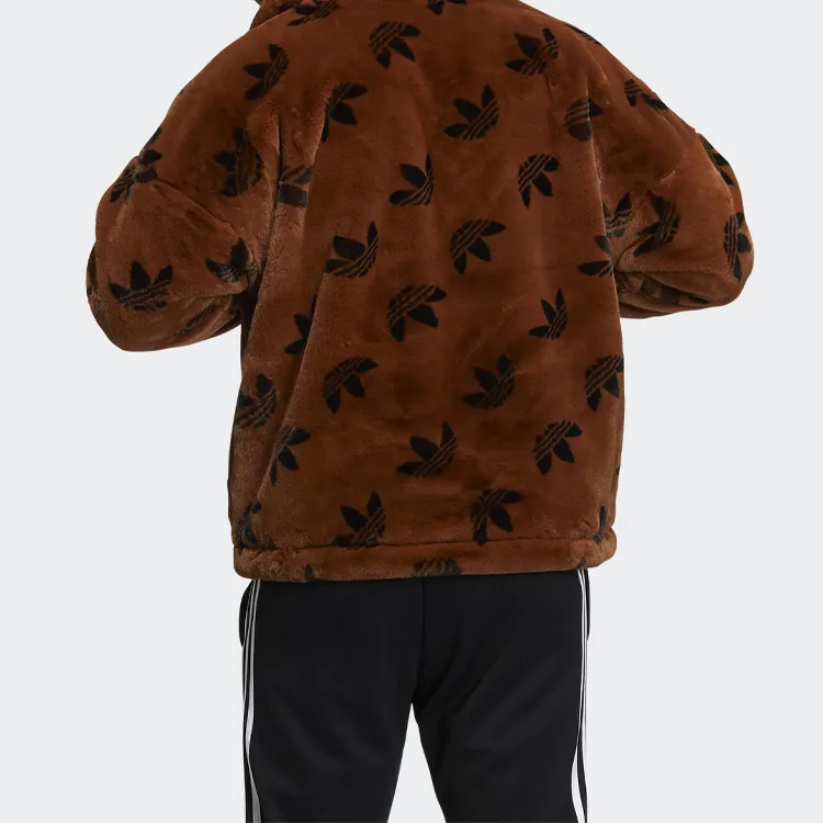 Adidas Originals Jacket International Size Winter Unisex Brown-2