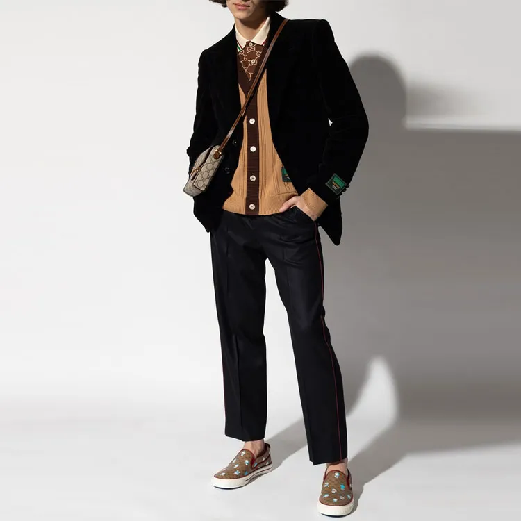 GUCCI Sweaters Men Camel-2