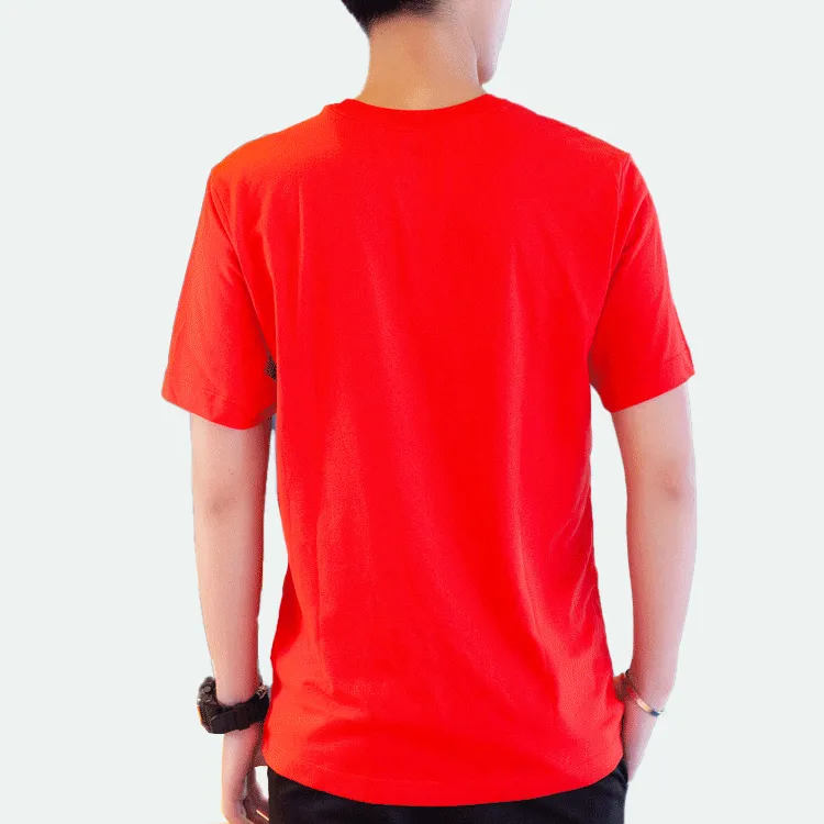 Nike T Shirts Men Red-2