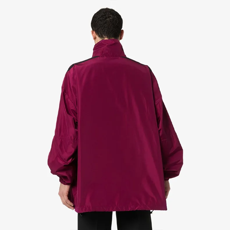 Balenciaga Jackets Coats Loose Fit Style Men's Dark Red-3
