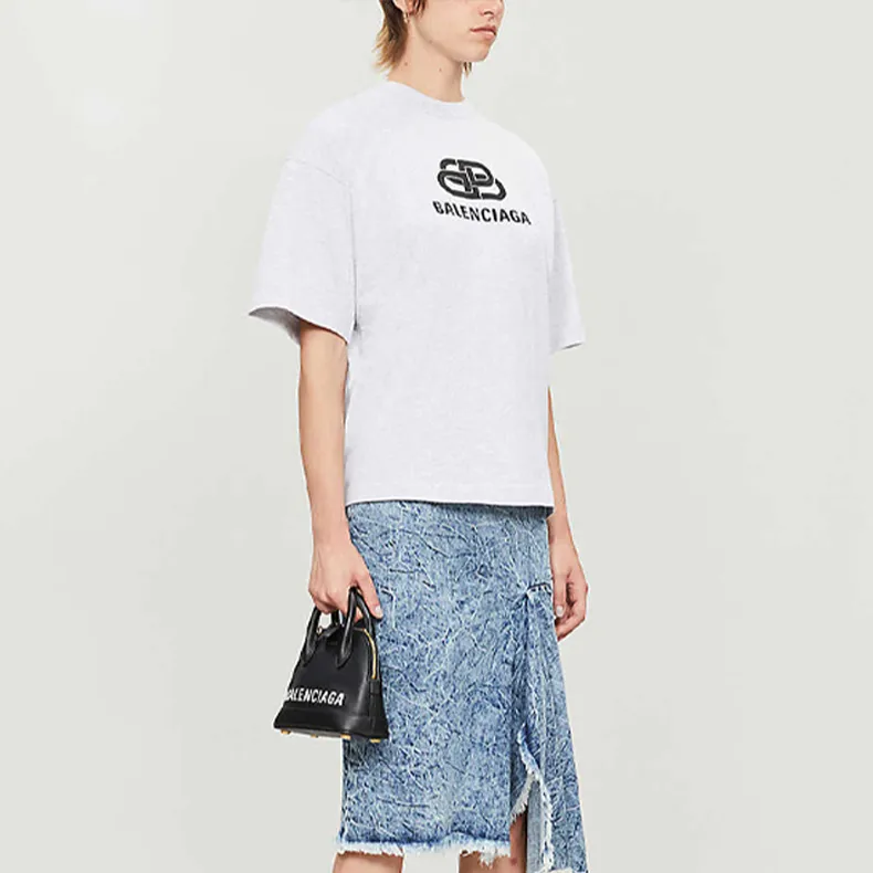 Balenciaga T Shirt Women's Gray-3