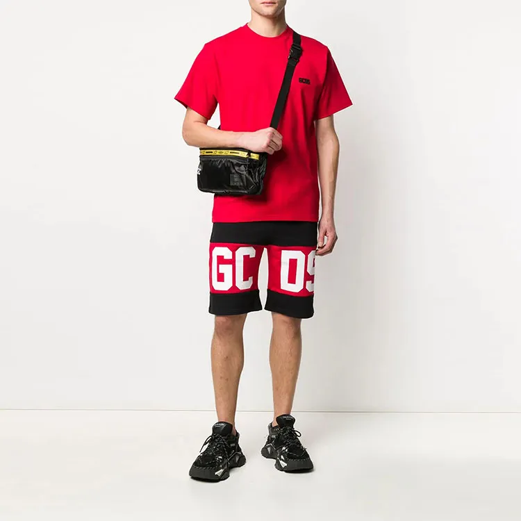 GCDS Casual Shorts Unisex Black-1