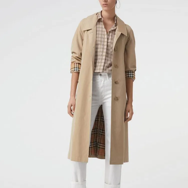 Burberry Women's Checked Cotton Shirt Pink-4