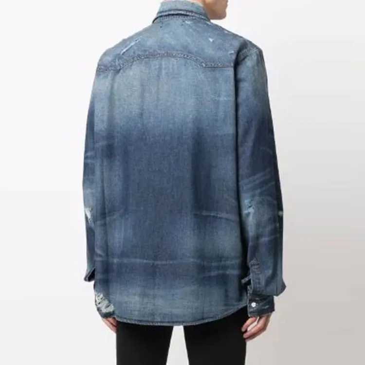 AMIRI Shirts Men Blue-2