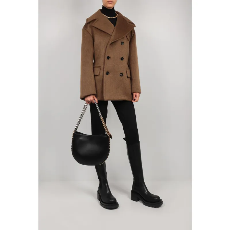 Stella McCartney Polyurethane Shoulder Bag Women's Black-5