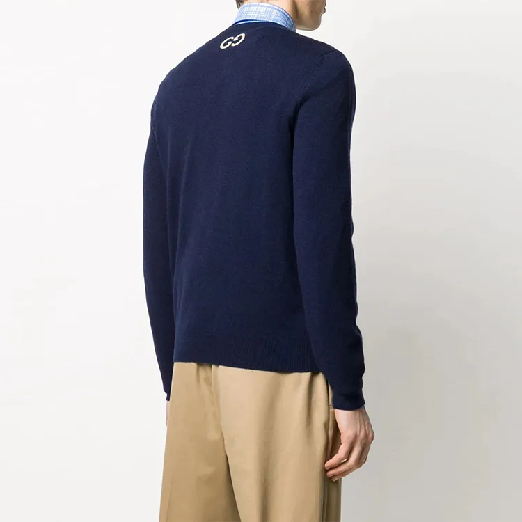 GUCCI Gg Embroidered Logo Sweater-2