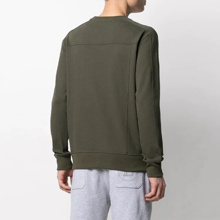 BALMAIN Sweatshirts Men Army Green-2