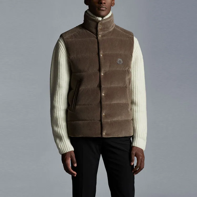 Moncler FW21 Vest Men's Dark Army Green-2
