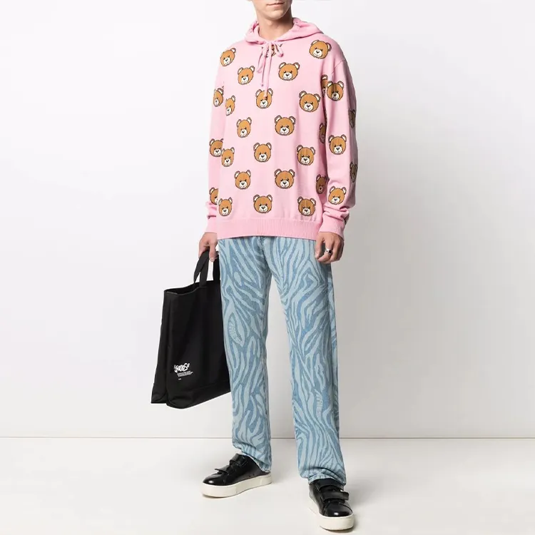 MOSCHINO Sweatshirts Men Red-3