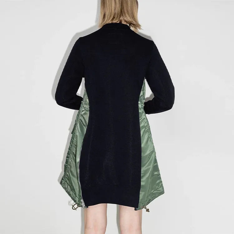 Sacai Panelled Mini Dress-2