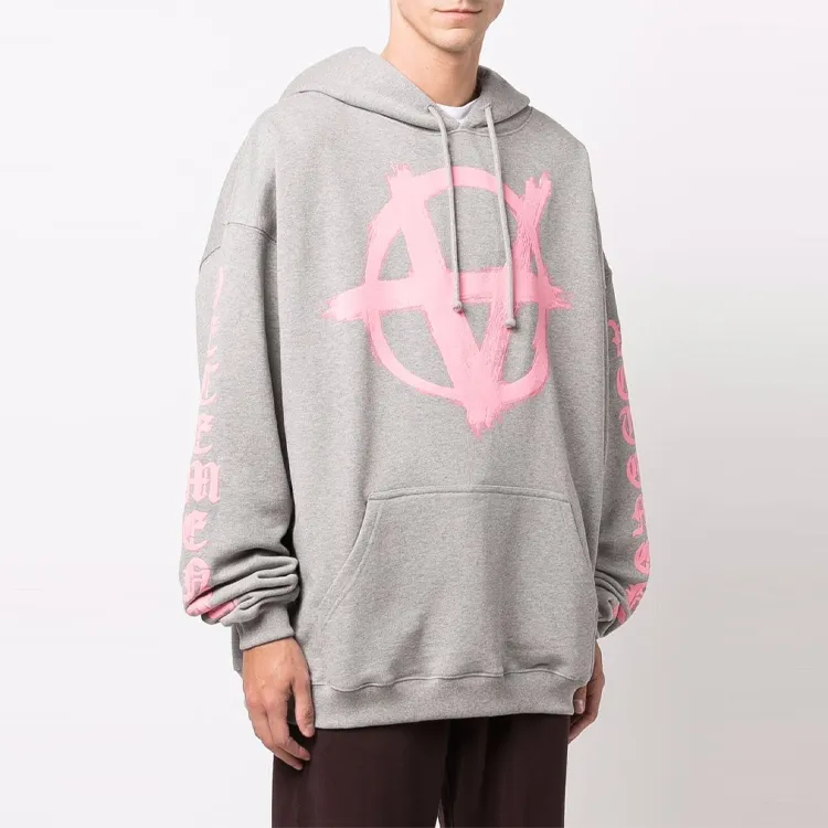Vetements Sweatshirts Unisex Gray-3