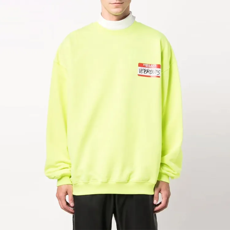 Vetements Sweatshirts Unisex Green-2