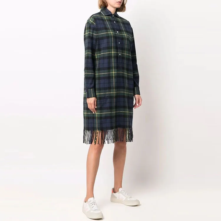 Polo Ralph Lauren Long-Sleeved Dresses Women's Green-3