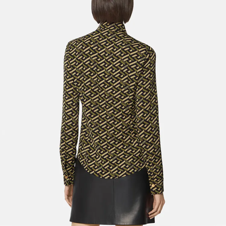 VERSACE Shirts Women's Green-3