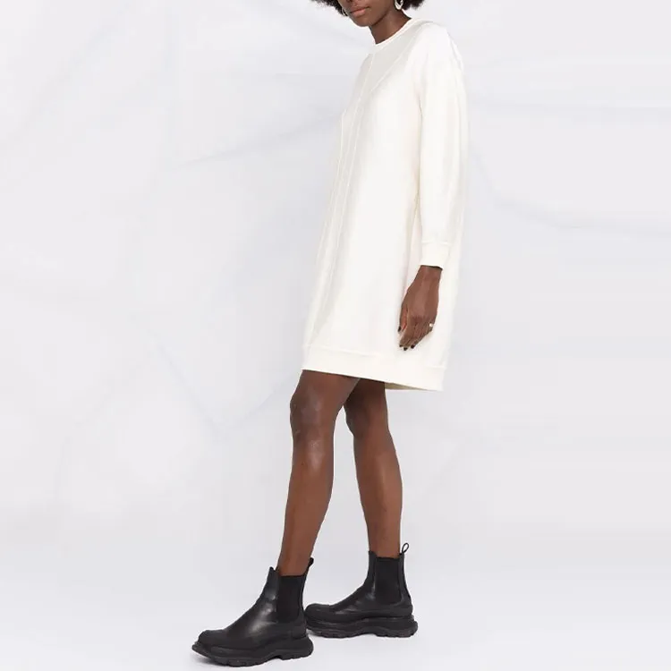 Alexander McQueen Long Sleeved Dresses Women's White-3
