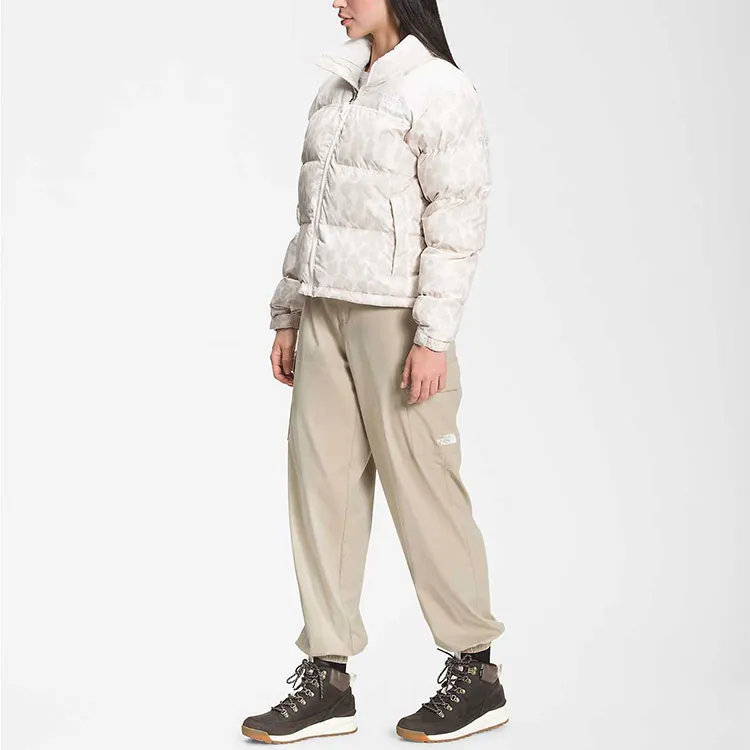 THE NORTH FACE Women's Printed 1996 Retro Nuptse Jacket Silver Grey-4