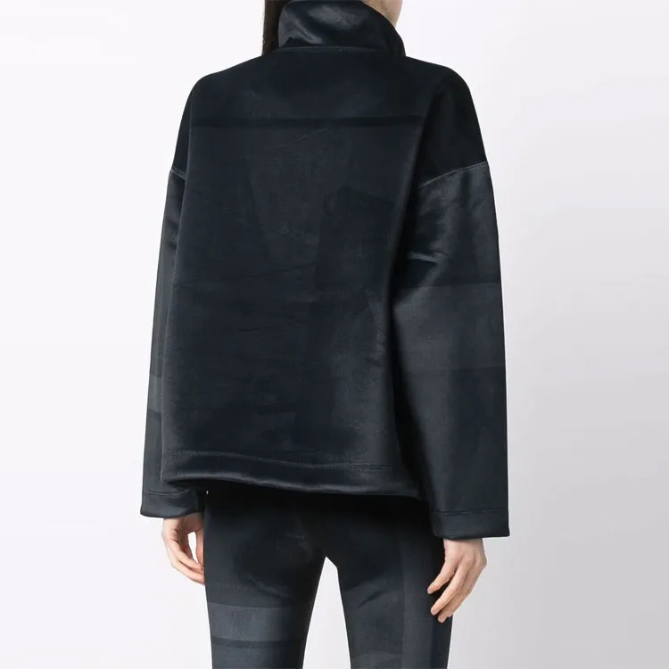 Y 3 Loose Fit Sweater Women's Black-3