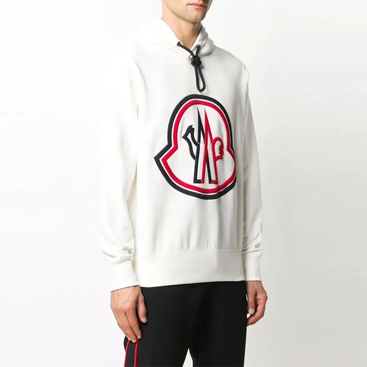 Moncler Logo print Cotton Hoodie-4