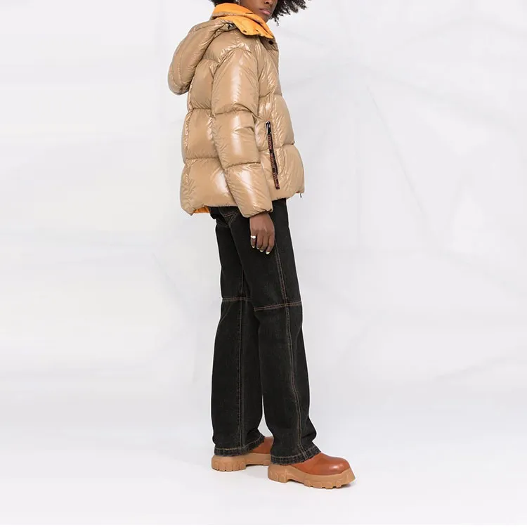 Moncler Parana Series FW21 Down Jacket Winter Women's Milk Tea Beige-5