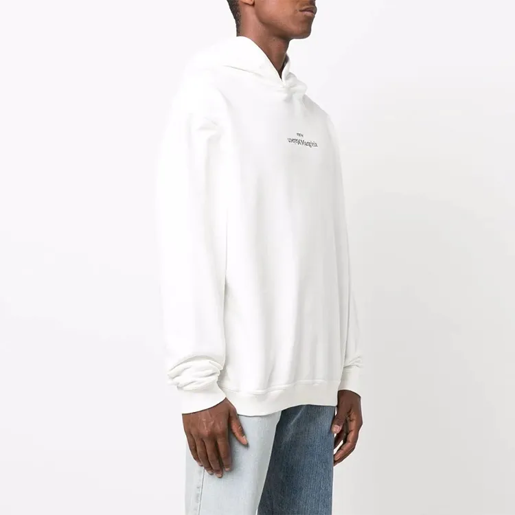 Maison Margiela Logo Embroidered Hoodie-2