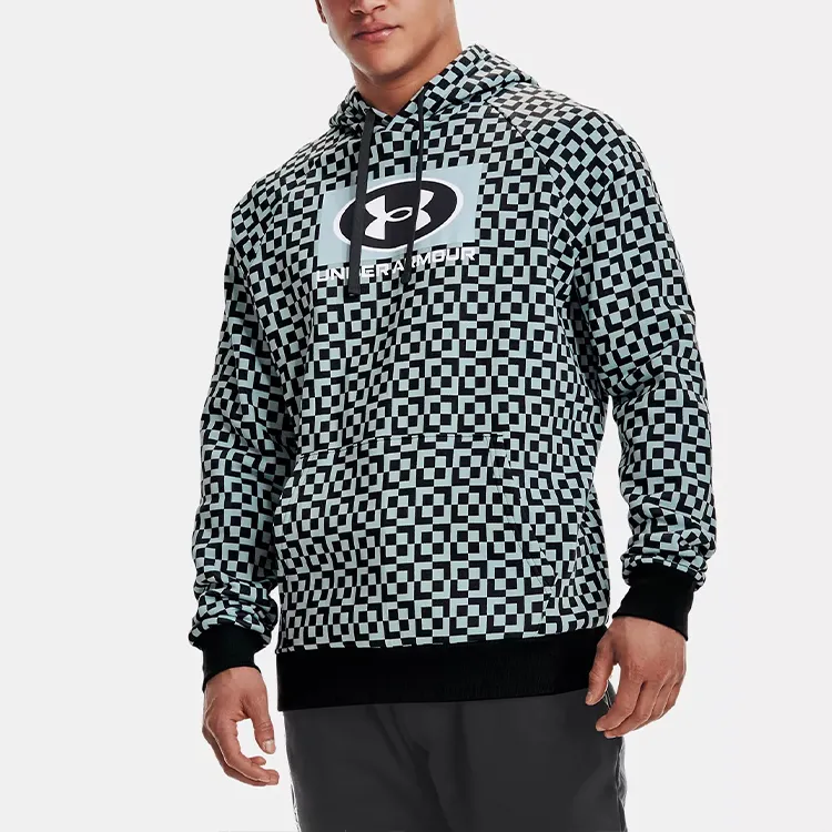 Under Armour Rival Sweatshirts Men Sea Wave Blue-3