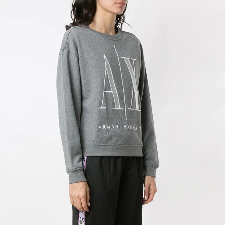 ARMANI EXCHANGE Sweatshirts Women's Gray-3