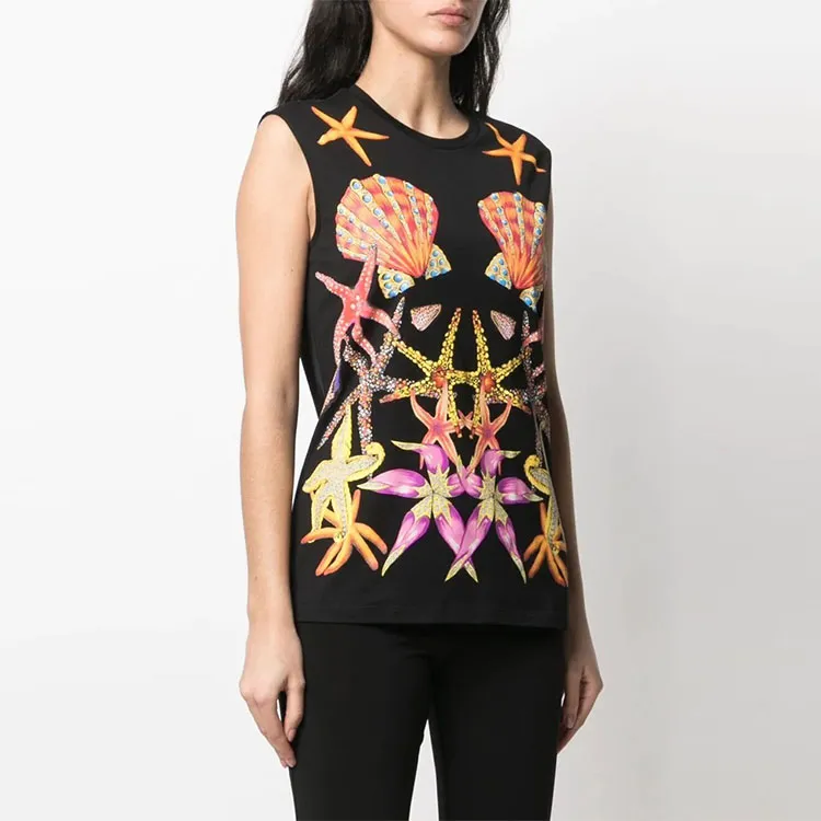 VERSACE T Shirts Women's Black-2