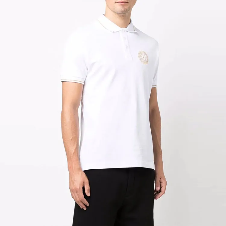 VERSACE JEANS COUTURE Polo Shirts Men White-4